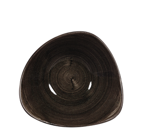 Talerz głęboki trójkątny ø 235 mm, 600 ml | CHURCHILL, Stonecast Patina Iron Black