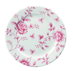 Talerz płytki okrągły ø 170 mm | CHURCHILL, Vintage Prints Cranberry Rose Chintz