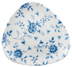 Talerz płytki trójkątny ø 229 mm | CHURCHILL, Vintage Prints Prague Rose Chintz