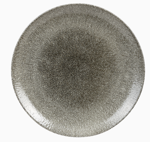 Talerz płytki okrągły ø 260 mm | CHURCHILL, Studio Prints Raku Quartz Black