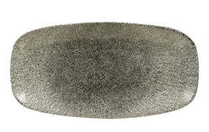Półmisek prostokątny 355x189 mm | CHURCHILL, Studio Prints Raku Quartz Black
