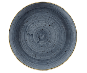 Talerz płytki okrągły ø 288 mm | CHURCHILL, Stonecast Blueberry