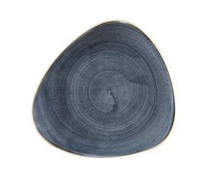 Talerz płytki trójkątny ø 192 mm | CHURCHILL, Stonecast Blueberry