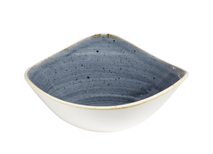 Talerz głęboki trójkątny ø 235 mm, 600 ml | CHURCHILL, Stonecast Blueberry