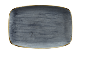 Półmisek prostokątny 355x189 mm | CHURCHILL, Stonecast Blueberry
