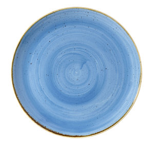 Talerz płytki okrągły ø 288 mm | CHURCHILL, Stonecast Cornflower Blue