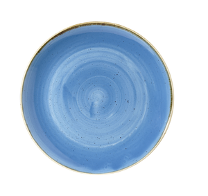 Talerz głęboki okrągły o średnicy 310 mm, 2,4 l | CHURCHILL, Stonecast Cornflower Blue