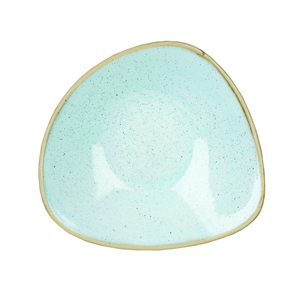 Talerz głęboki trójkątny ø 235 mm, 600 ml | CHURCHILL, Stonecast Duck Egg