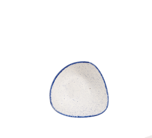 Talerz głęboki trójkątny ø 153 mm, 260 ml | CHURCHILL, Stonecast Hints Indigo