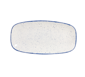Półmisek prostokątny 355x189 mm | CHURCHILL, Stonecast Hints Indigo