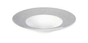 Talerz głęboki okrągły z szerokim rantem ø 280 mm, 468 ml | CHURCHILL, Isla Shale Grey