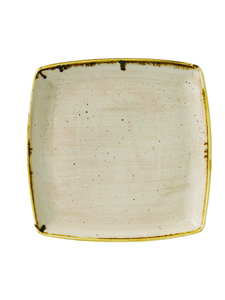 Talerz płytki kwadratowy 268 mm | CHURCHILL, Stonecast Nutmeg Cream