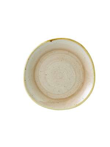 Talerz płytki o nieregularnym kształcie ø 186 mm | CHURCHILL, Stonecast Nutmeg Cream