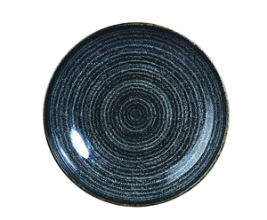 Talerz głęboki okrągły ø 182 mm, 426 ml | CHURCHILL, Studio Prints Homespun Charcoal Black