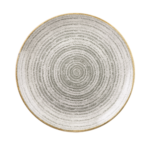 Talerz płytki okrągły ø 217 mm | CHURCHILL, Studio Prints Homespun Stone Grey