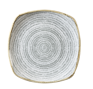 Talerz płytki kwadratowy 215 mm | CHURCHILL, Studio Prints Homespun Stone Grey