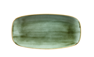 Półmisek prostokątny 298x153 mm | CHURCHILL, Stonecast Samphire Green