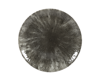 Talerz płytki okrągły ø 217 mm | CHURCHILL, Studio Prints Stone Quartz Black