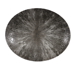 Półmisek owalny 317x255 mm | CHURCHILL, Studio Prints Stone Quartz Black