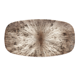 Półmisek prostokątny 355x189 mm | CHURCHILL, Studio Prints Stone Zircon Brown