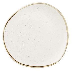 Talerz płytki o nieregularnym kształcie ø 264 mm | CHURCHILL, Stonecast Barley White
