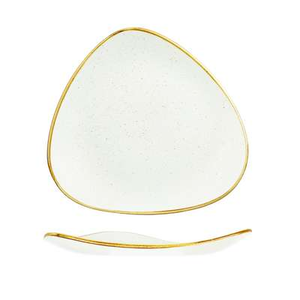 Talerz płytki trójkątny ø 265 mm | CHURCHILL, Stonecast Barley White