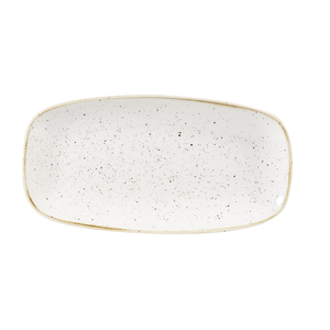Półmisek prostokątny 269x127 mm | CHURCHILL, Stonecast Barley White