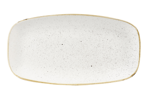 Półmisek prostokątny 355x245 mm | CHURCHILL, Stonecast Barley White