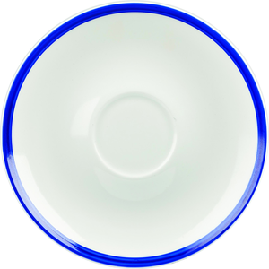 Spodek okrągły ø 160 mm | CHURCHILL, Retro Blue