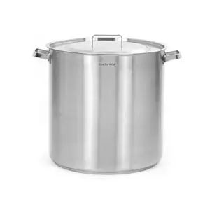 Garnek wysoki 71,6 l o średnicy 450 mm z pokrywką ze stali nierdzewnej | TECHNICA, Platinum Line