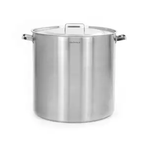 Garnek wysoki 98,2 l o średnicy 500 mm z pokrywką ze stali nierdzewnej | TECHNICA, Platinum Line