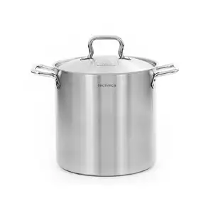 Garnek wysoki 25,7 l o średnicy 320 mm z pokrywką ze stali nierdzewnej | TECHNICA, Gold Line