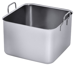 Kwadratowy wkład do gotowania w kąpieli wodnej, 13 l, 240x240x235 mm | CONTACTO, Series A