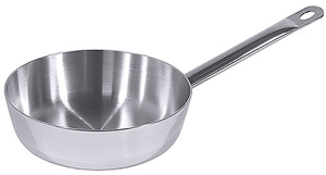 Rondel ze stali nierdzewnej bez pokrywki, o średnicy 240 mm, 3 l | CONTACTO, Seria 2000