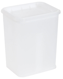 Pojemnik z polietylenu do przechowywania żywności z pokrywką, 2 l, 170x140x150 mm | CONTACTO, 1113/200
