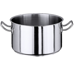 Garnek średni ze stali nierdzewnej bez pokrywy, o średnicy 360 mm, 22 l | CONTACTO, Seria 2100