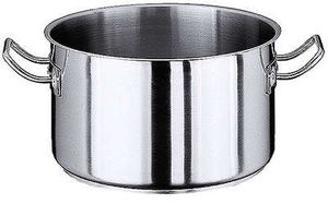 Garnek średni ze stali nierdzewnej bez pokrywy, o średnicy 450 mm, 44 l | CONTACTO, Seria 2100