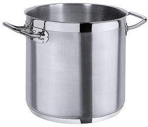 Garnek wysoki ze stali nierdzewnej bez pokrywki, o średnicy 200 mm, 6 l | CONTACTO, Seria 2200