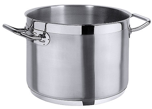 Garnek średni ze stali nierdzewnej bez pokrywki, o średnicy 260 mm, 12 l | CONTACTO, Seria 2200