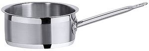 Rondel niski ze stali nierdzewnej bez pokrywy, o średnicy 180 mm, 2,5 l | CONTACTO, Seria 2200