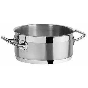 Garnek do duszenia ze stali nierdzewnej bez pokrywki, o średnicy 320 mm, 12 l | CONTACTO, Seria 2200