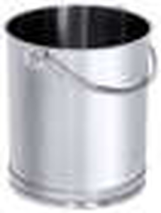 Pojemnik nierdzewny na płyny lub żywność z pierścieniem bez pokrywy, 15 l, o średnicy 270 mm | CONTACTO, 3005/015