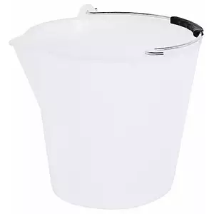 Wiadro z polipropylenu z dzióbkiem, 12 l, o średnicy 280 mm | CONTACTO, 3073/012