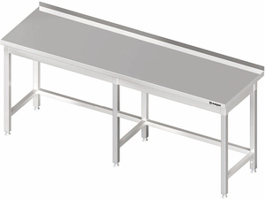 Stół przyścienny bez półki 2500x600x850 mm | STALGAST, 980036250