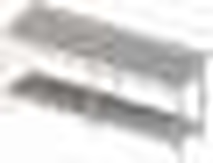 Stół przyścienny z półką 2800x600x850 mm | STALGAST, 980056280