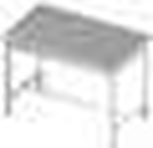 Stół centralny bez półki 1000x700x850 mm | STALGAST, 980087100