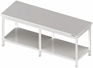 Stół centralny z półką 2500x700x850 mm | STALGAST, 980117250