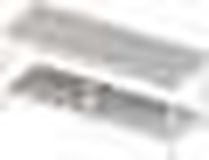 Stół centralny z półką 2300x800x850 mm | STALGAST, 980118230