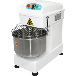 Mikser spiralny ze stałą dzieżą 20 l, z 1 prędkością, 0,75 kW, 230 V, 380x670x735 mm | STALGAST, 786200