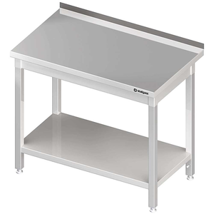 Stół przyścienny z półką 500x600x850 mm | STALGAST, 980046050